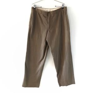 Armani Collezioni Men’s Brown Cotton Pants